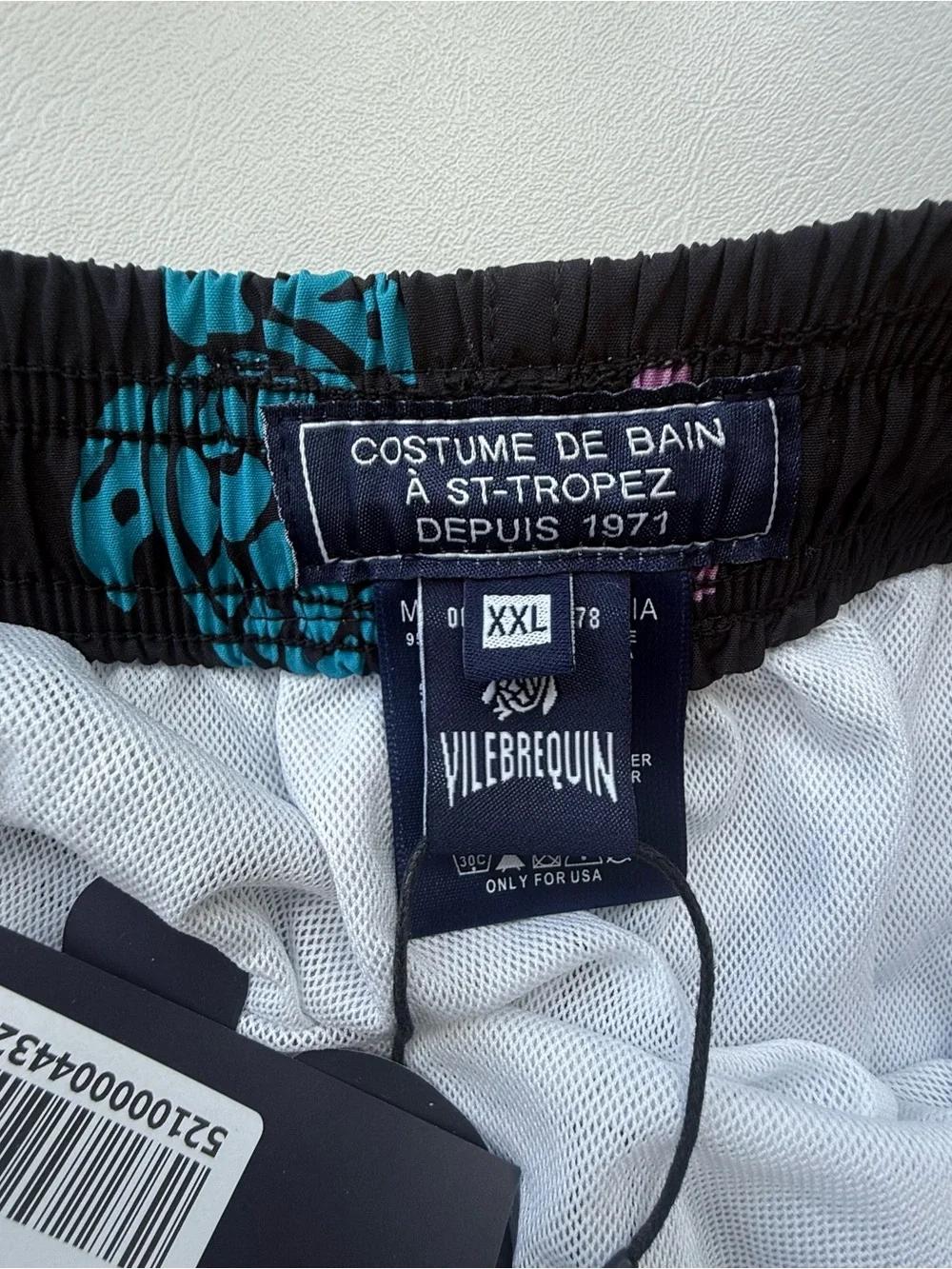 Swimwear Trunks Vilebrequin XXL blue Turtle NWT
